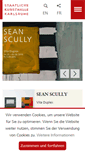 Mobile Screenshot of kunsthalle-karlsruhe.de