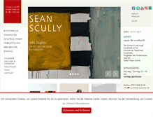 Tablet Screenshot of kunsthalle-karlsruhe.de